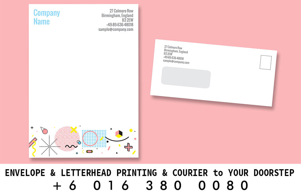 Taiping Print Envelope Letterhead Printing to Taiping