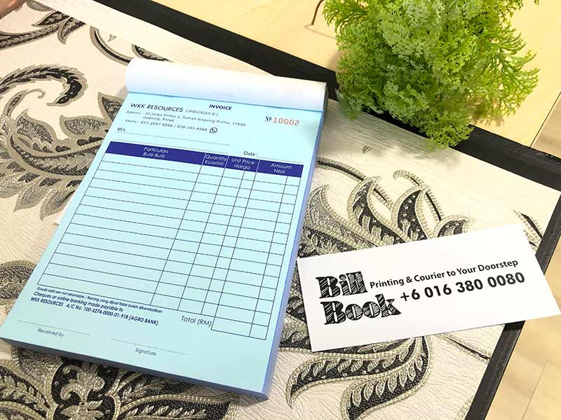Kajang Print Bill Book Receipt Book Invoice Book Printing to Kajang