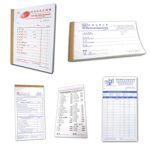KL Kuala Lumpur Bill Book, Business Form, Invoice, Billing, Receipt, Printing Service, Print Shop