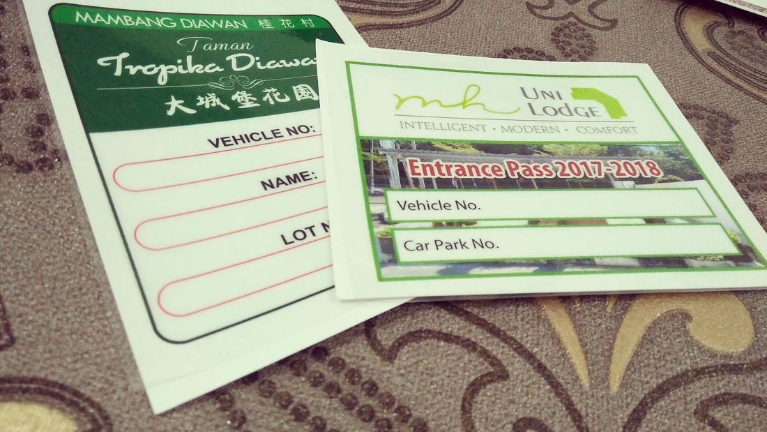 KL Kuala Lumpur Car Sticker, Road Tax Sticker, Vehicle Windscreen Sticker, PVC Car Sticker