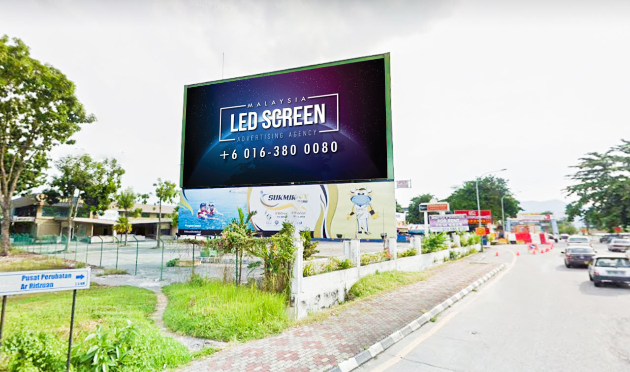 Perak LED Screen Advertising Agency LED Screen at Jalan Sultan Iskandar Bulatan Sultan Yussuf Ipoh Perak Malaysia