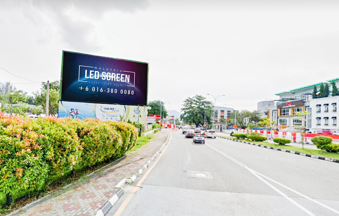Perak LED Screen Advertising Agency LED Screen at Jalan Sultan Iskandar Bulatan Sultan Yussuf Ipoh Perak Malaysia